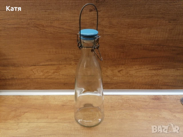 Бутилка с плътно затваряне Clear 1 L, снимка 6 - Други - 50599708