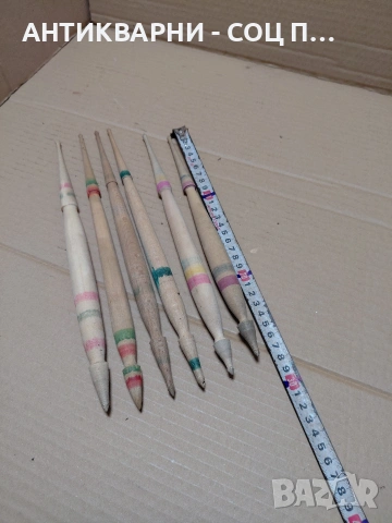 Комплект Соц Стари Вретена За Прежда. НОМЕР 1653., снимка 10 - Антикварни и старинни предмети - 54072797