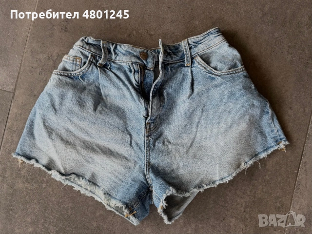 Дънкови къси панталони ZARA