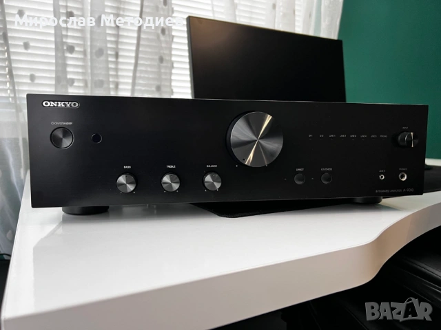 Onkyo A-9010 стерео усилвател – като нов, с дистанционно, снимка 6 - Ресийвъри, усилватели, смесителни пултове - 53864090