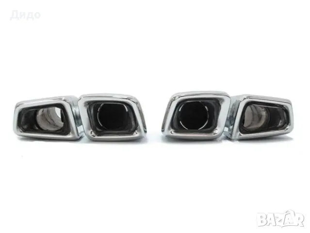 Комплект Накрайници за ауспух Mercedes AMG w221/w216/w218/w212/w211, снимка 1 - Части - 49422422