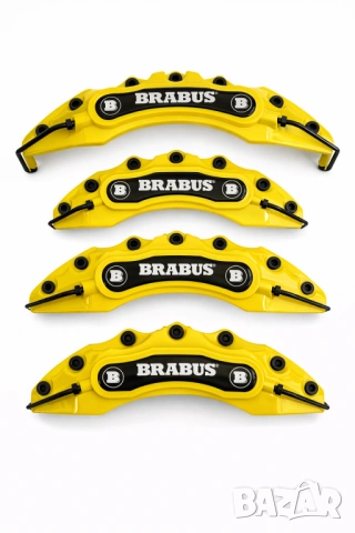 Капаци за спирачни апарати BRABUS – комплект 4 бр. | Червени, сини, черни, оранжеви, зелени, бели, снимка 7 - Аксесоари и консумативи - 54223017