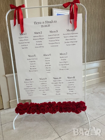 Кръгли бели големи плата за декорация дом сватба 40 см, снимка 13 - Други - 52571064