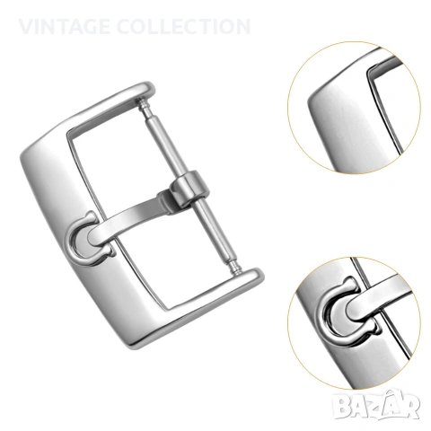 Катарама Закопчалка 18мм за каишка на часовник Omega , снимка 2 - Мъжки - 53931470