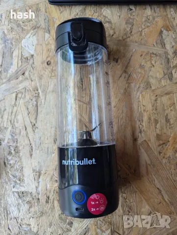 Акумулаторен блендер nutribullet в черно - Мощно екстракторно острие, 475 ml чаша, USB-С, снимка 8 - Други - 47156273