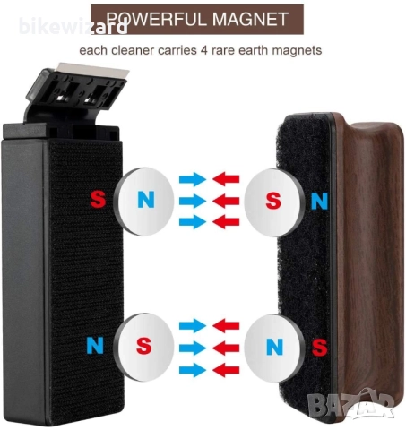 Hygger супер силна четка с магнит за почистване на стъкло на аквариум НОВО, снимка 3 - Оборудване за аквариуми - 52554229