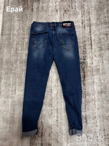 Сини дънки INTELLIGENCE, снимка 2 - Дънки - 53391932