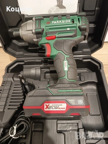 20 V - Ударен винтоверт Parkside/Парксайд , снимка 9 - Винтоверти - 54163062