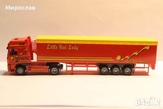 AWM  H0 1/87 DAF  ВЛЕКАЧ KАМИОН МОДЕЛ TIR ГОНДОЛА 