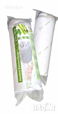Лятна олекотена завивка с бамбук (Bamboo Summer Duvet), размер 200 x 200 см, снимка 3 - Олекотени завивки и одеяла - 53486261