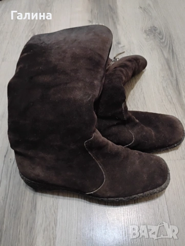 Ботуши от естествен  велур, снимка 6 - Дамски ботуши - 53939786