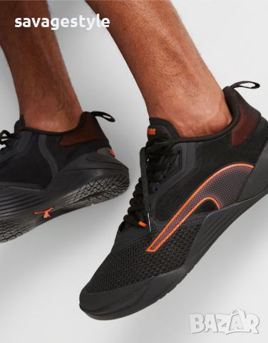 Мъжки маратонки PUMA Fuse 2.0 Training Shoes Black/Orange, снимка 3 - Маратонки - 45995234