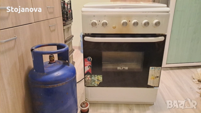 Комбинирана печка Elite EFC-60G60 + газова бутилка