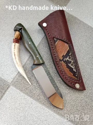 Ръчно изработен ловен нож от марка KD handmade knives ловни ножове, снимка 1 - Ножове - 47017036