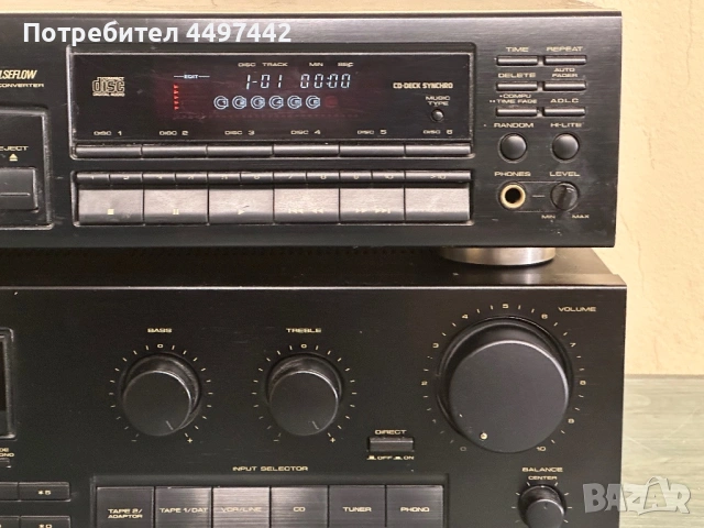 Винтидж Аудио Система PIONEER: Ресивър SX-339 & 6-Дисков Чейнджър PD-M503, снимка 4 - Аудиосистеми - 54169441