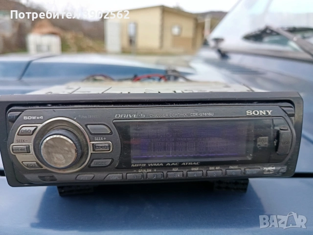 Продавам CD автокасетофон SONI, диск, USB, радио