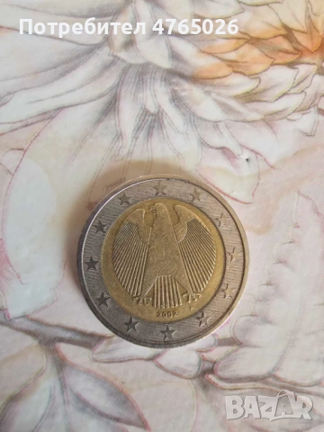 Монетата 2 евро Германска от 2002 г, снимка 2 - Други услуги - 53835551