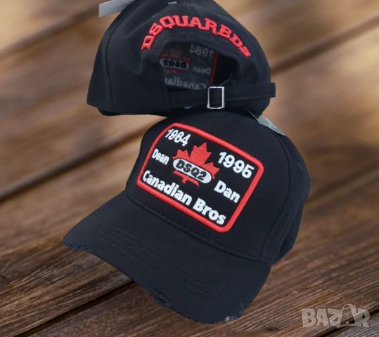 Dsquared 2 hats унисекс шапки с козирка, лого бродерия , снимка 7 - Шапки - 46500659