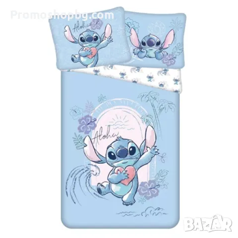 Спален комплект Лило и Стич, 100% памук, 2 части, 140x200 см