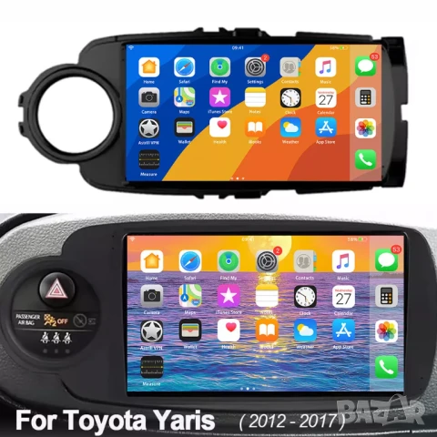 Мултимедия за Toyota Yaris, 2012-2017, Android, Навигация, Двоен дин дисплей, плеър, Андроид, Yaris, снимка 6 - Аксесоари и консумативи - 51314165