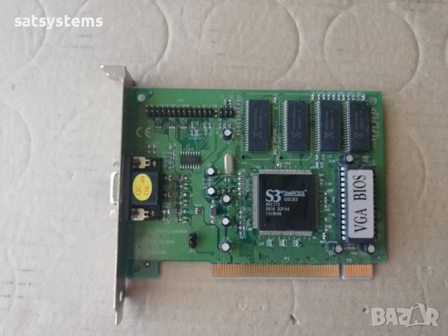 Видео карта S3 Super Trio 64V2/DX Gainward GW503D 2MB PCI, снимка 14 - Видеокарти - 38961415