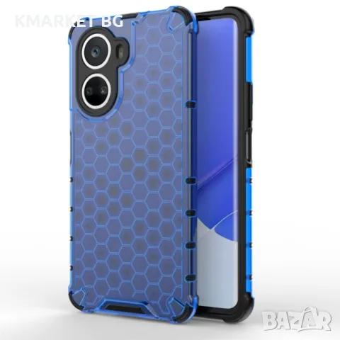 Huawei Nova 10 SE 4G Силиконов Калъф Honeycomb TPU и Протектор, снимка 4 - Калъфи, кейсове - 49450747