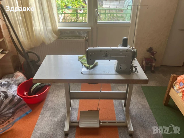 Altin Textima – здрава права шевна машина с нов мотор, снимка 5 - Други машини и части - 50772085