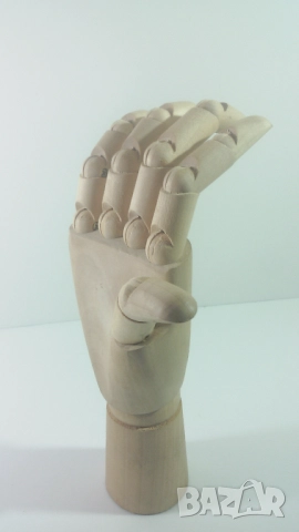 Дървена ръка със стави, артикулирана, снимка 6 - Декорация за дома - 52952315