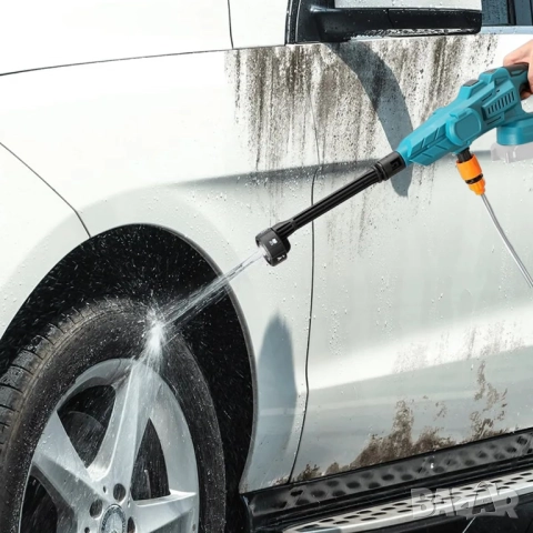 Водоструйка Безчеткова Акумулаторна 6в1 36V 8,0AH KRAFTROYAL 200bar 3500W с Дисплей Пръскачка , снимка 7 - Други инструменти - 51497305