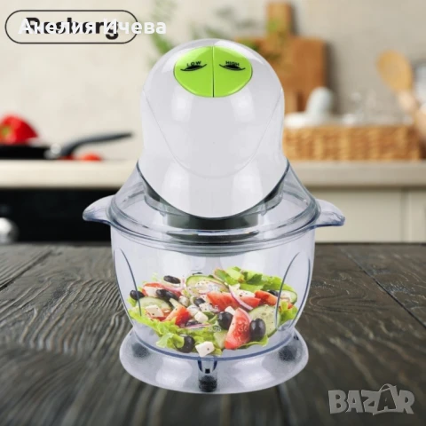 Чопър Rosberg, 400W, 1L, 2 скорости, бяло-зелен, 2 ГОДИНИ ГАРАНЦИЯ