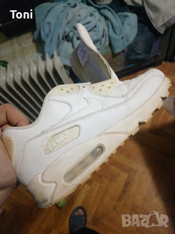 nike air max 90 white leather 42.5 -не са нови но са много запазени 