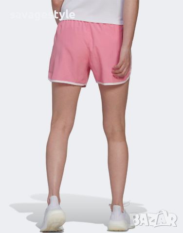 Дамски къси панталони ADIDAS Marathon 20 Shorts Pink/White, снимка 2 - Къси панталони и бермуди - 46423699