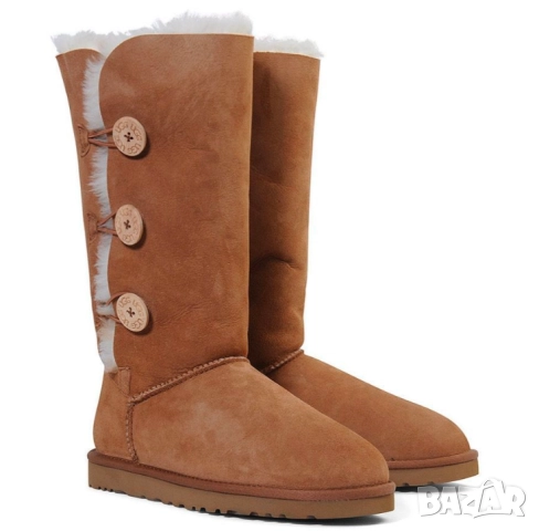 Класически високи ботуши UGG с 3 копчета, номер 40 , снимка 5 - Дамски ботуши - 52147467