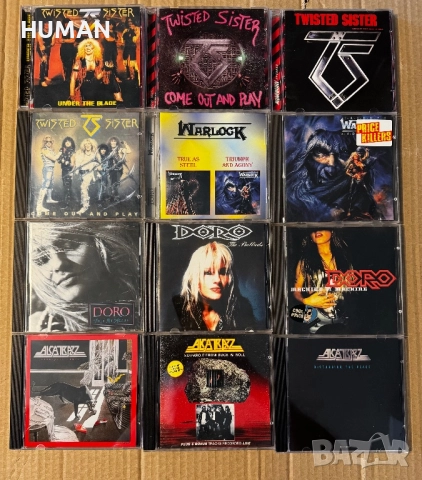 Twisted Sister - Doro - Warlock - Alcatrazz