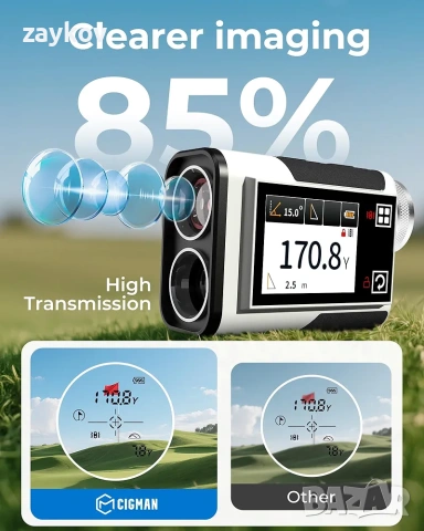 Голф далекомер CIGMAN 1312 ярда, снимка 3 - Друга електроника - 53135451