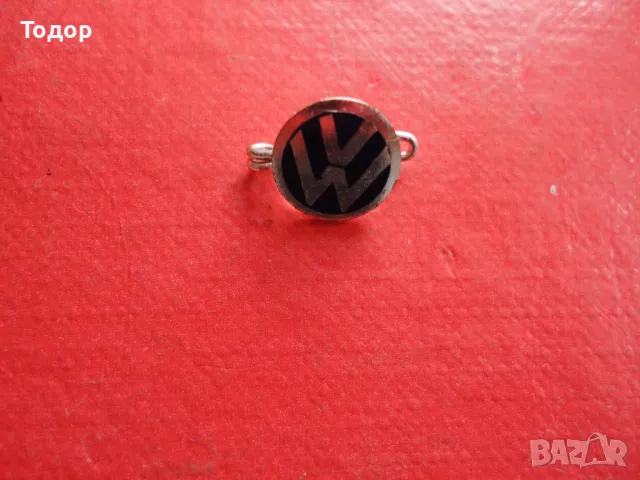 Значка знак фолксфаген с емайл WV, снимка 5 - Колекции - 50265398