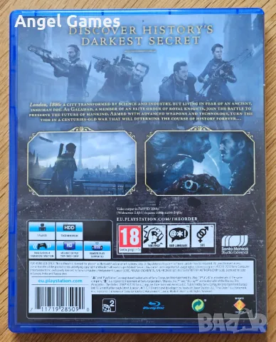 The Order 1886 PS4 Playstation 4 Плейстейшън 5 PS5 PS диск с игра, снимка 2 - Игри за PlayStation - 48353233