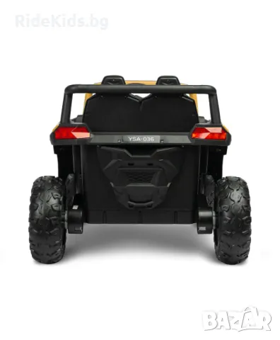 Офроуд акумулаторен автомобил AXEL – GOLD, 4x4, с дистанционно и LED, снимка 6 - Детски велосипеди, триколки и коли - 49977129