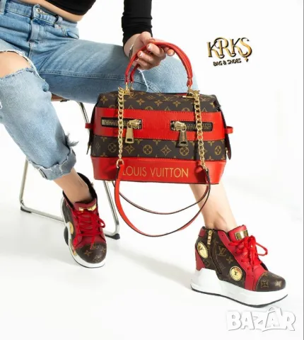 дамски маратонки и чанта louis vuitton , снимка 10 - Чанти - 46888035