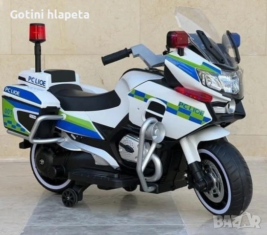 Акумулаторен Мотор POLICE 12V, снимка 3 - Детски велосипеди, триколки и коли - 53945346