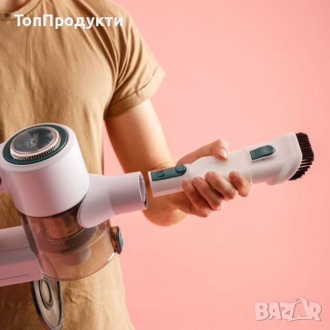 Безжична прахосмукачка Solac Turbobat Power - С HEPA филтър и LED четка, снимка 6 - Прахосмукачки - 52988869
