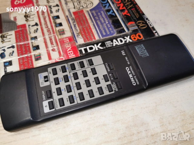ONKYO R1 RC-279C CD/TAPE REMOTE-SWISS 2512251014, снимка 8 - Декове - 52895781