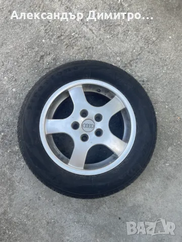 Продавам гуми с джанти за Audi