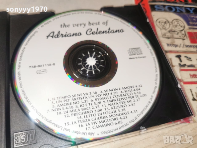 ADRIANO CELENTANO CD 0202261951, снимка 5 - CD дискове - 53328373