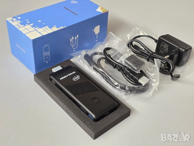 Супер мини PC компютър с Windows 10 pro, MINISFORUM S41 Celeron N4120, снимка 12 - За дома - 52434923