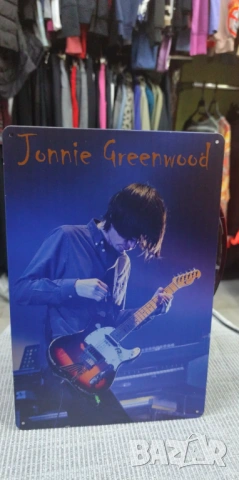 Jonnie Greenwood-метална табела(плакет), снимка 3 - Китари - 54084868