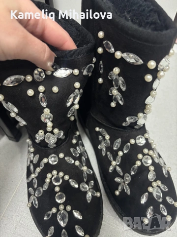 Зимни боти-апрески, снимка 16 - Дамски боти - 53075989