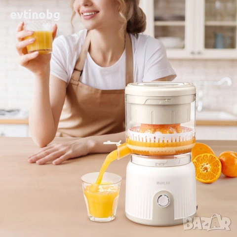 Цитрус Преса Muhler MJ-9022, 2 конуса, самоизстискваща система, снимка 6 - Кухненски роботи - 53769910