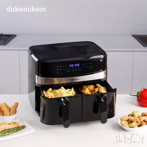 Еър фрайър Taurus Air Fry Digital Duo, 9L, 2400W, снимка 2 - Фритюрници - 46974291