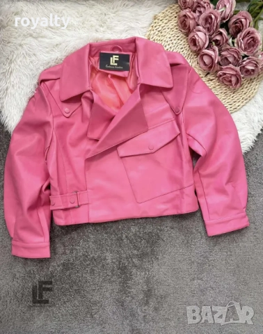 Кожено Яке LFS Barbie 9936, снимка 4 - Якета - 52837863